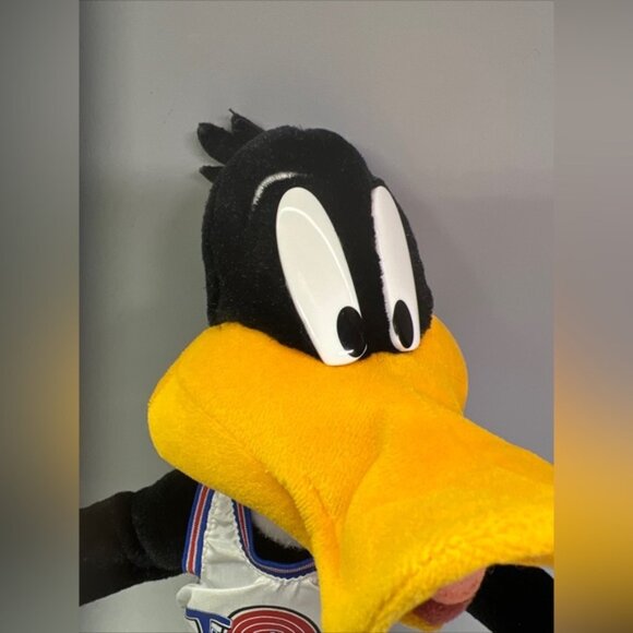 Poseable Daffy Duck Space Jam 1996 Tune Squad Play By Play Vintage - Picture 5 of 9